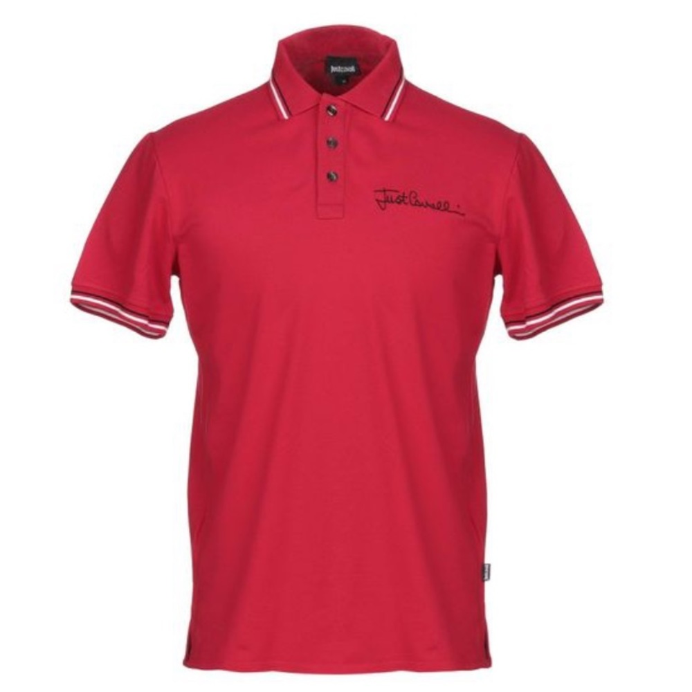Just Cavalli Men's Red Polo Shirt